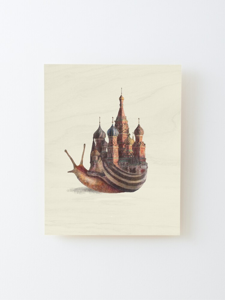 Alternate view of The Snail's Daydream Mounted Print