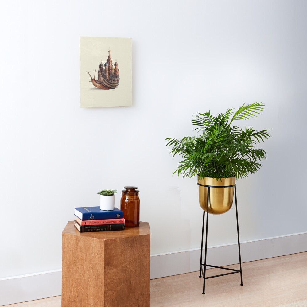 The Snail's Daydream Mounted Print