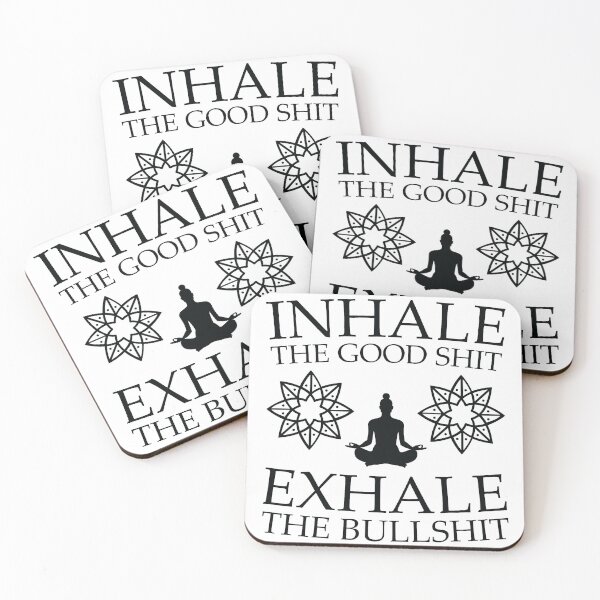 Item preview, Yoga: Inhale the good shit designed and sold by OffensiveFun.
