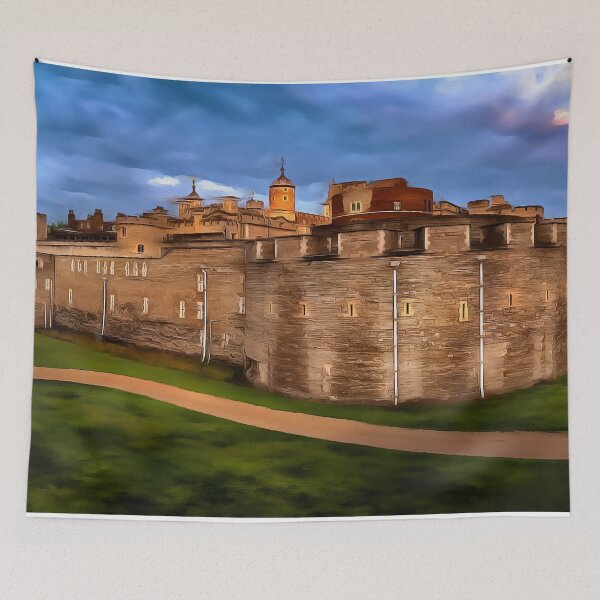 Item preview, London Tower (Painting) designed and sold by cmphotographs.