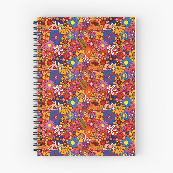 Item preview, Orange/Pink Retro Flowers designed and sold by SockSandwich.
