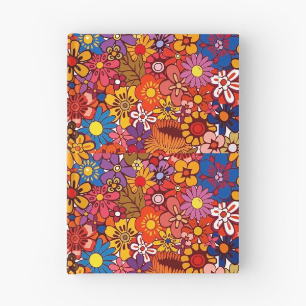 Item preview, Orange/Pink Retro Flowers designed and sold by SockSandwich.