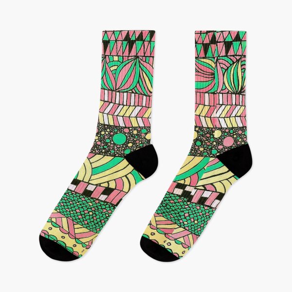 Item preview, NYC colourful folk abstract pattern illustration designed and sold by marianabeldi.