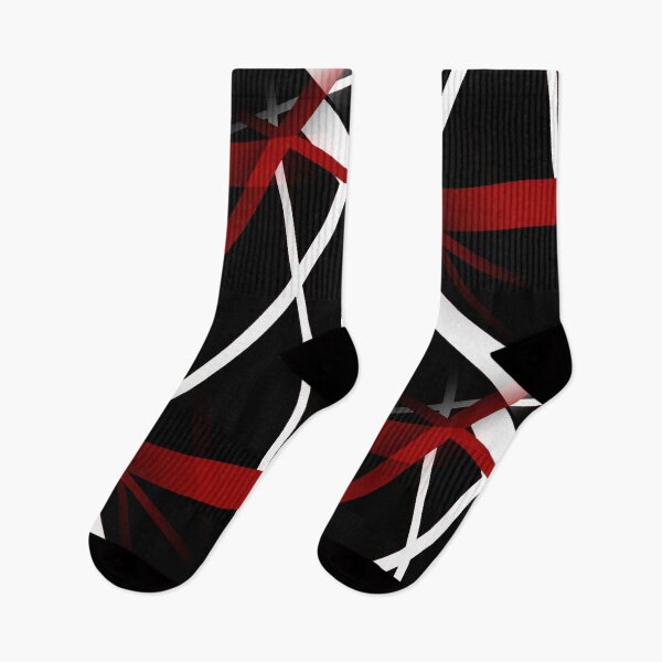 Item preview, Seamless Abstract Red and White Lines On Black Pattern designed and sold by taiche.