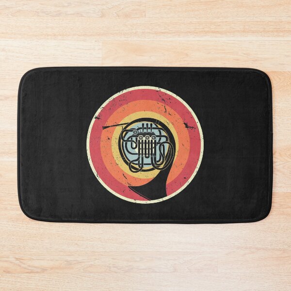 Item preview, French Horn Product. Retro Style Brass Band Print designed and sold by PackAPunch.