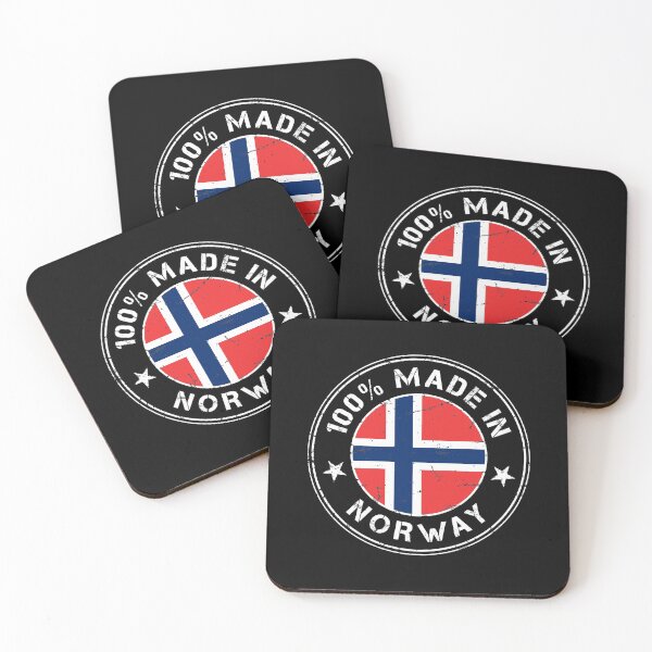 Item preview, Norway Norwegian flag flag made in Norway designed and sold by GeogDesigns.
