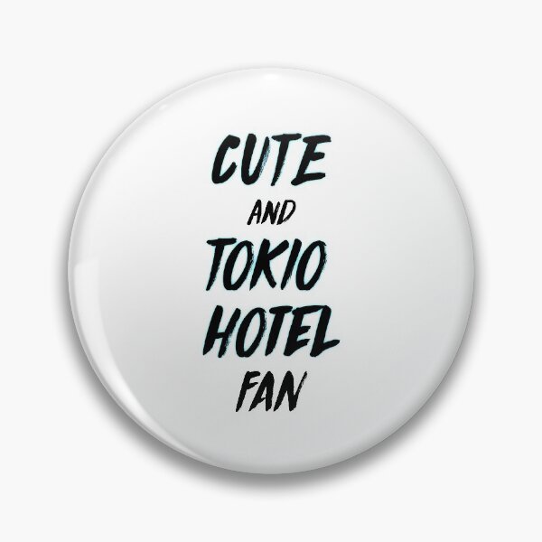 Item preview, CUTE and TOKYO HOTEL fan (black) designed and sold by eileendiaries.