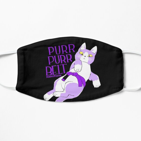 BJJ - Purr Purr Belt Flache Maske
