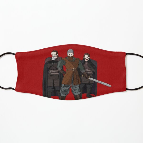 The Wolf and The Crows Anime Style Characters Kids Mask