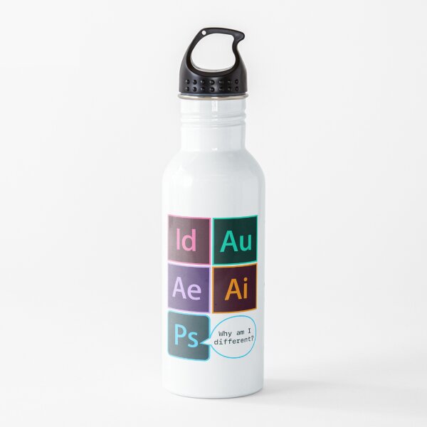 Adobe icons Water Bottle