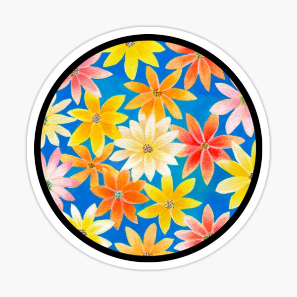 Floral Mandala Sticker