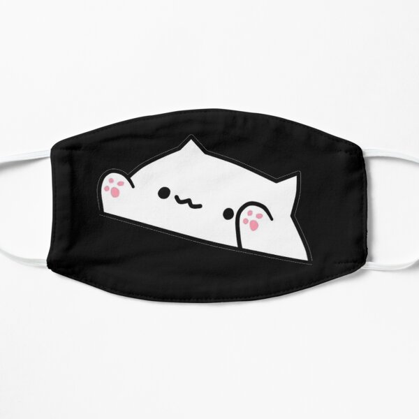 Bongo Cat Mask Flat Mask