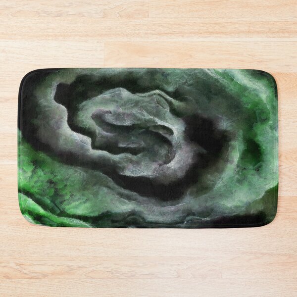 Item preview, Tumultuous Tempest Grey And Green Abstract Art designed and sold by taiche.