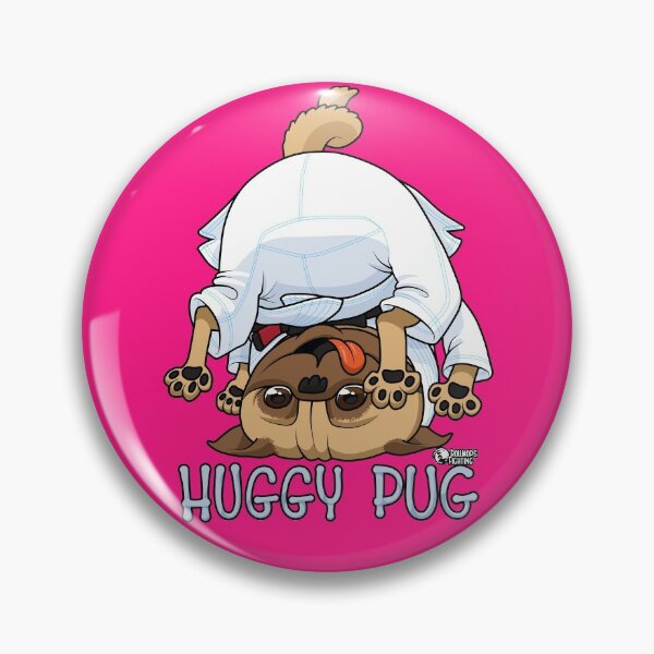 Artikelvorschau, BJJ Huggy Pug entworfen und verkauft von RollmopsFight.