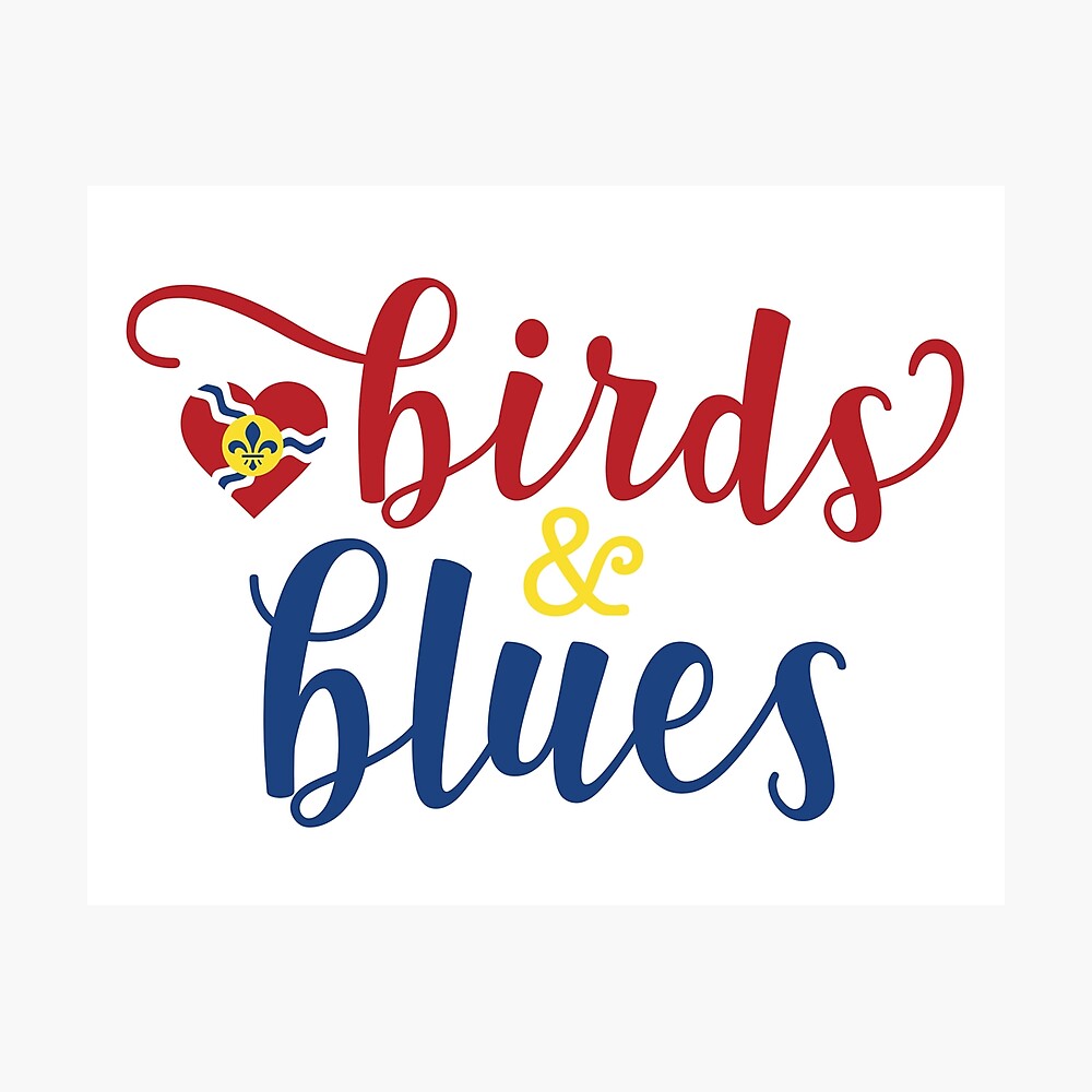 Blues Cardinals Graphic