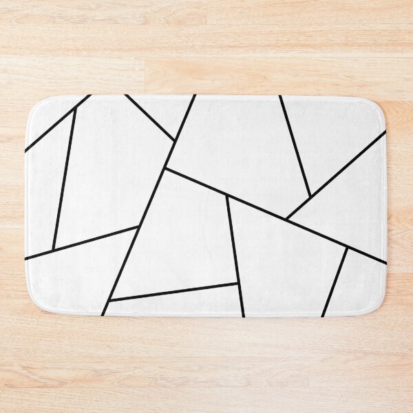 Item preview, Geometric abstract - white and black. designed and sold by K.S ART.