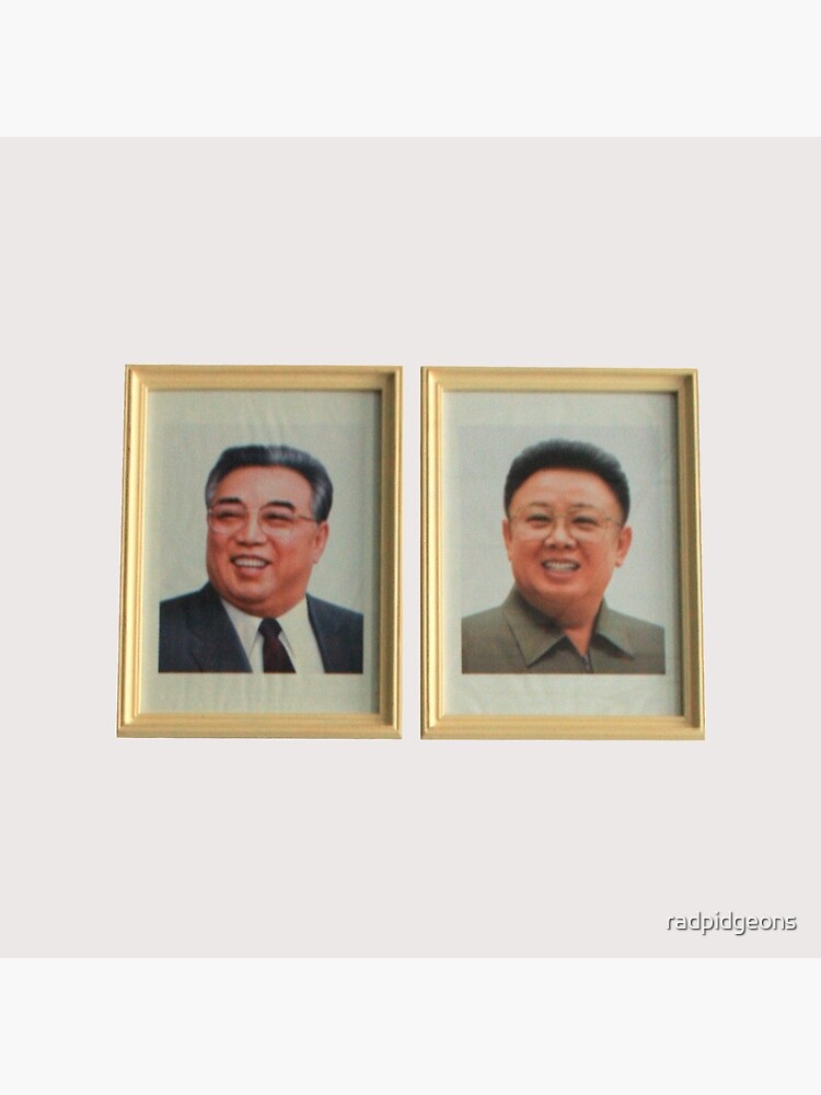 Kim Il-Sung & Kim Jong-Il Portrait, North Korea DPRK #1 by radpidgeons