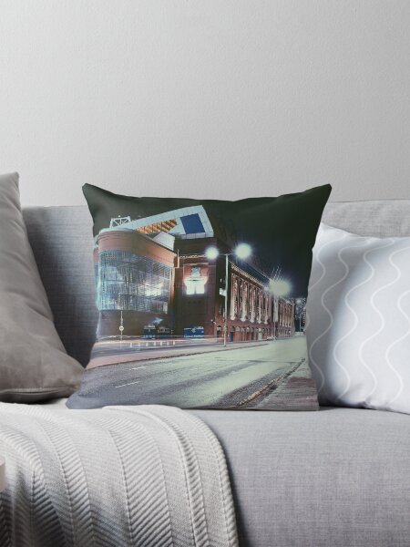 Item preview, Glasgow Rangers Ibrox Stadium night time  designed and sold by Simply The West Prints.
