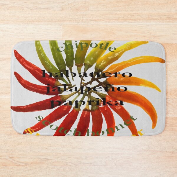 Item preview, Chili Color Wheel With Hot Pepper List designed and sold by taiche.