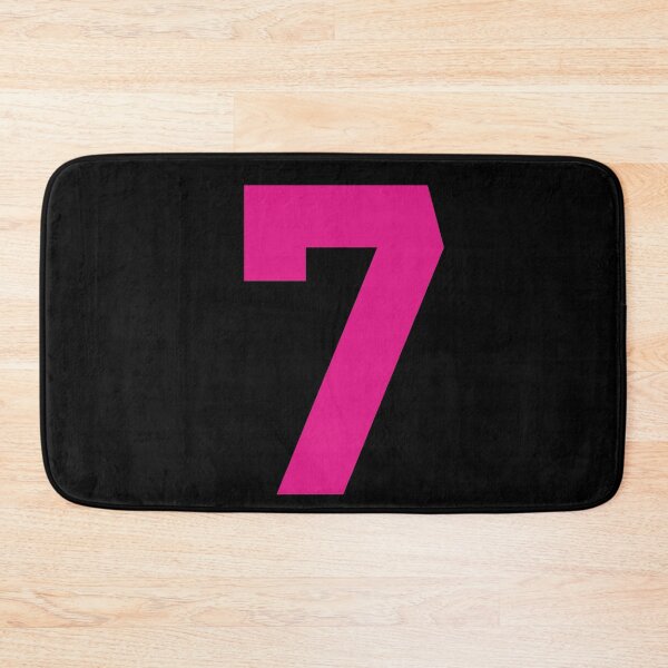 Item preview, Neon Pink Number 7 designed and sold by FootballArcade.