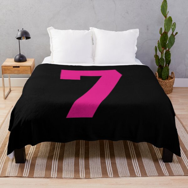 Item preview, Neon Pink Number 7 designed and sold by FootballArcade.