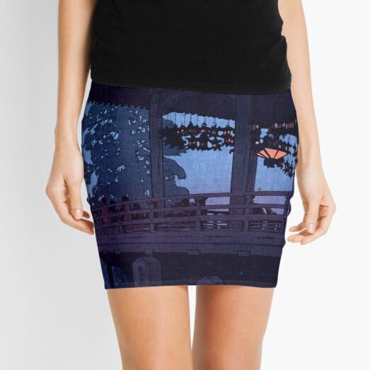Evening in Nara by Yoshida Hiroshi Mini Skirt