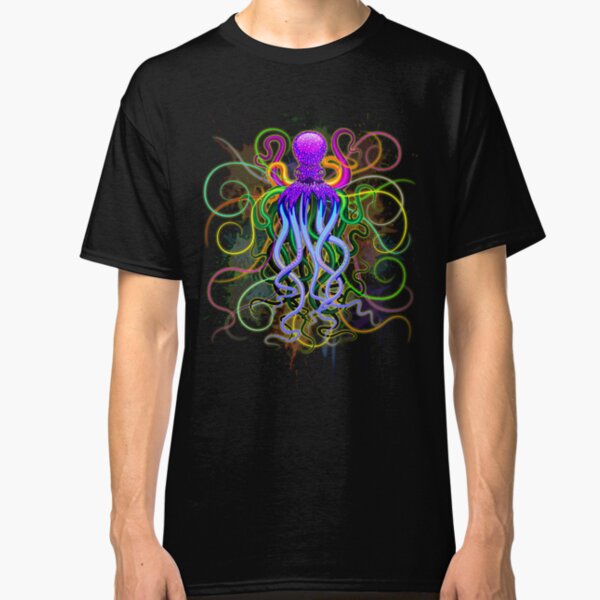 Octopus Psychedelic Luminescence Classic T-Shirt