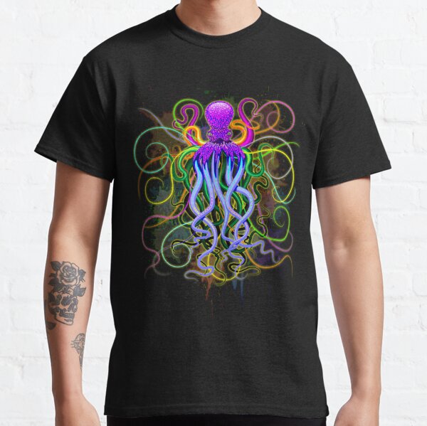 Octopus Psychedelic Luminescence Classic T-Shirt