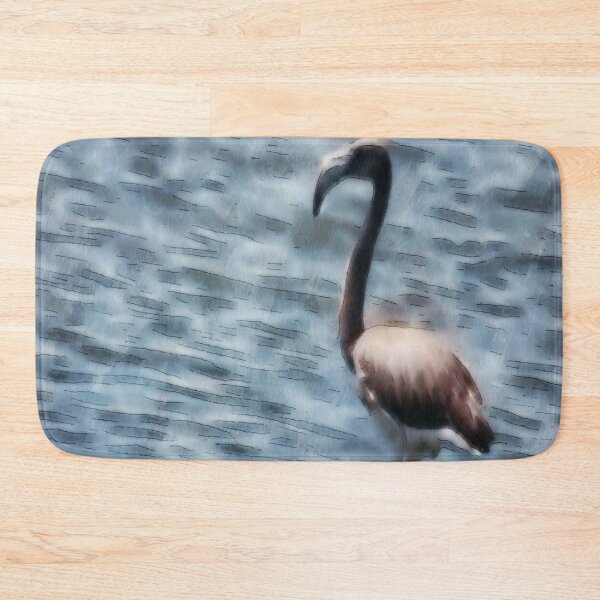Item preview, Flamingo Fledgling Watercolor  designed and sold by taiche.