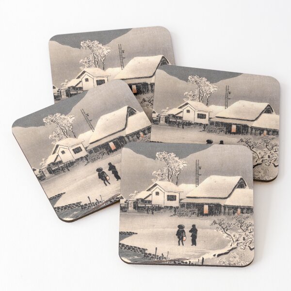 Artikelvorschau, Snowy Landscape by Watanabe Shotei entworfen und verkauft von ArtExpression.
