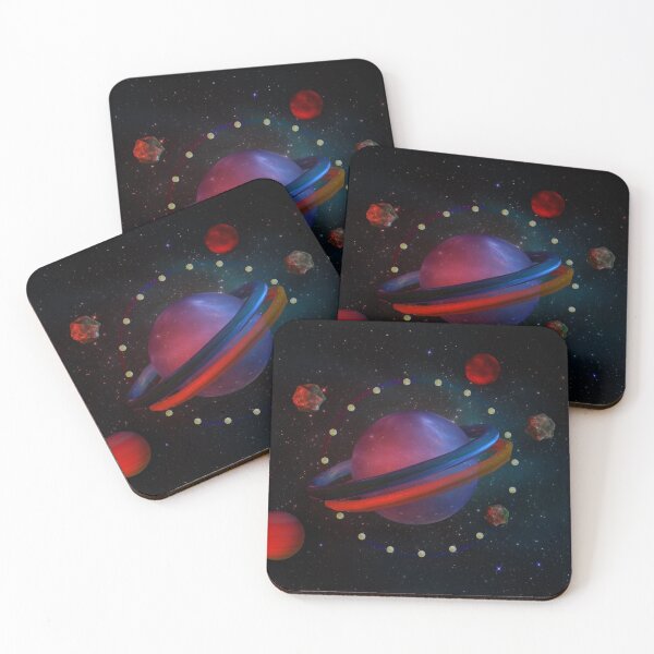 Item preview, Galaxy spaceship planets 3d designed and sold by Carolina Salazar.