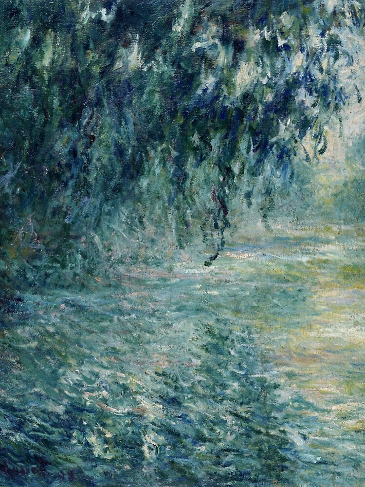 Monet Morning on the Seine Fine Art by bragova