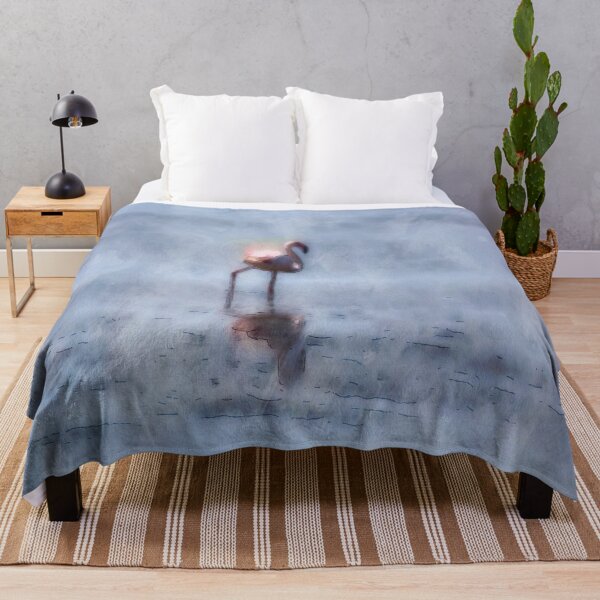 Item preview, Solitary Flamingo Watercolor designed and sold by taiche.