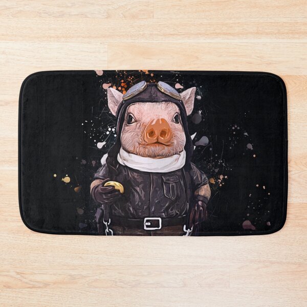 Item preview,  Steampunk Aviator Pig designed and sold by MitchellAK.