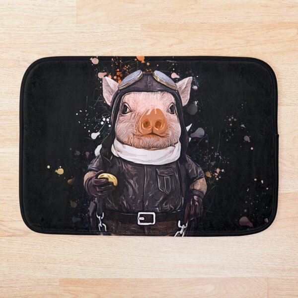 Item preview,  Steampunk Aviator Pig designed and sold by MitchellAK.