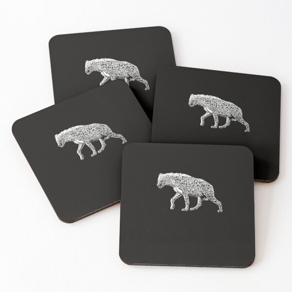 Item preview,  Spotted Hyena White Print  designed and sold by designsasstultd.