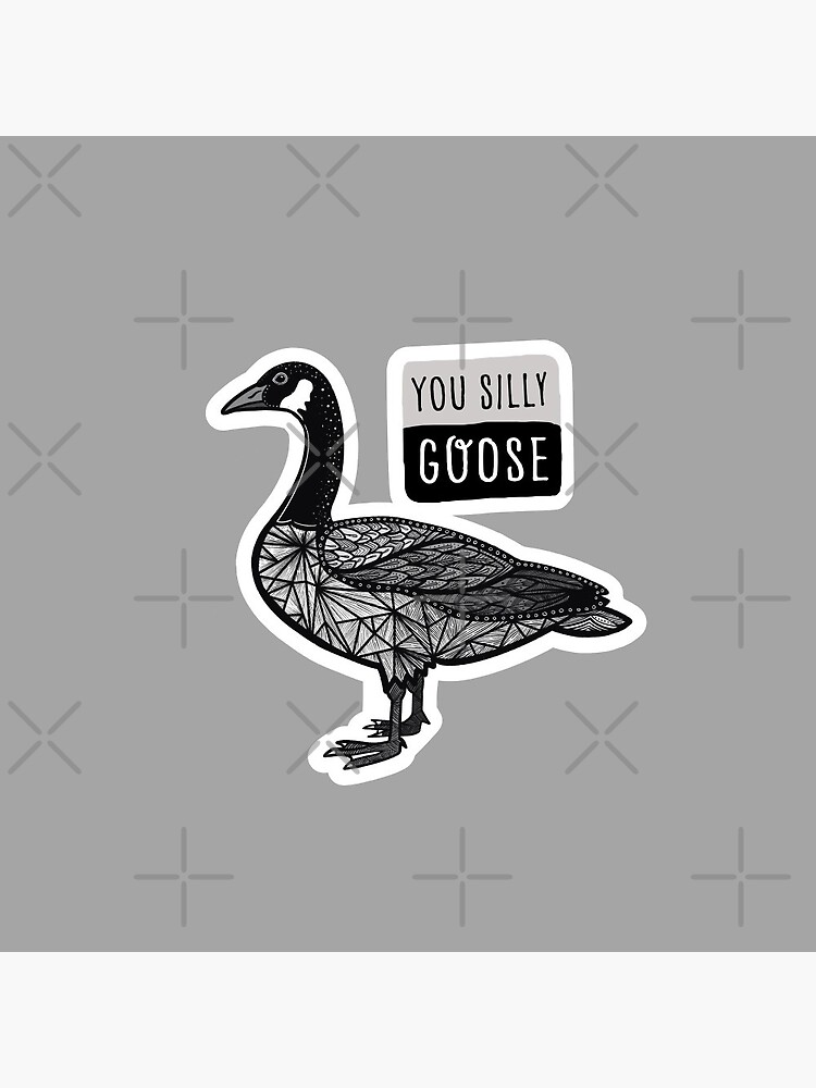 Cute Silly Goose Sticker for Sale by TessaNoelEakin