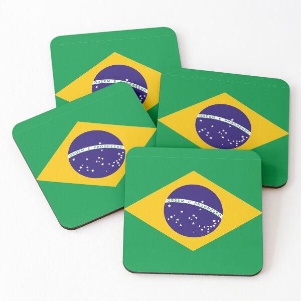 Item preview, Brazil Flag - FLAG0075 designed and sold by 3-Starfish.