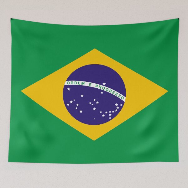 Item preview, Brazil Flag - FLAG0075 designed and sold by 3-Starfish.