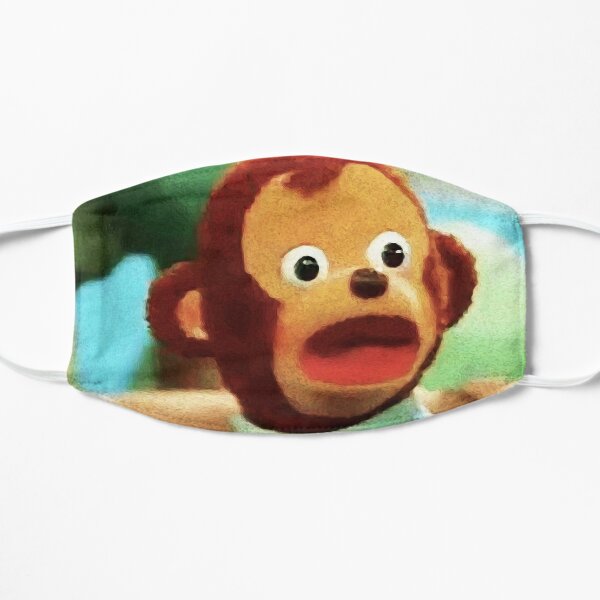 Monkey Puppet Flat Mask