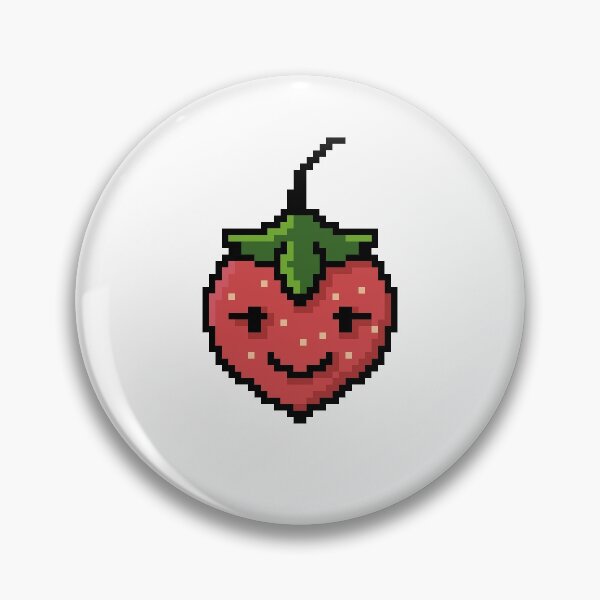 Item preview, Strawberry person pixel art designed and sold by ozdv.