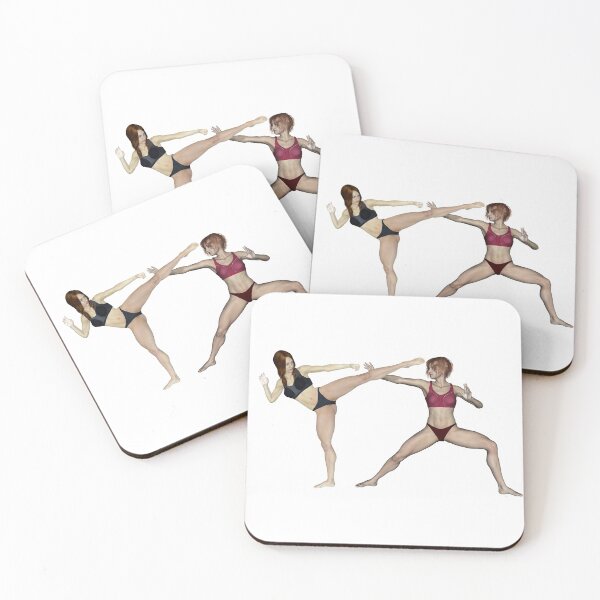 Item preview, Martial Arts Girls designed and sold by BareBeauty.
