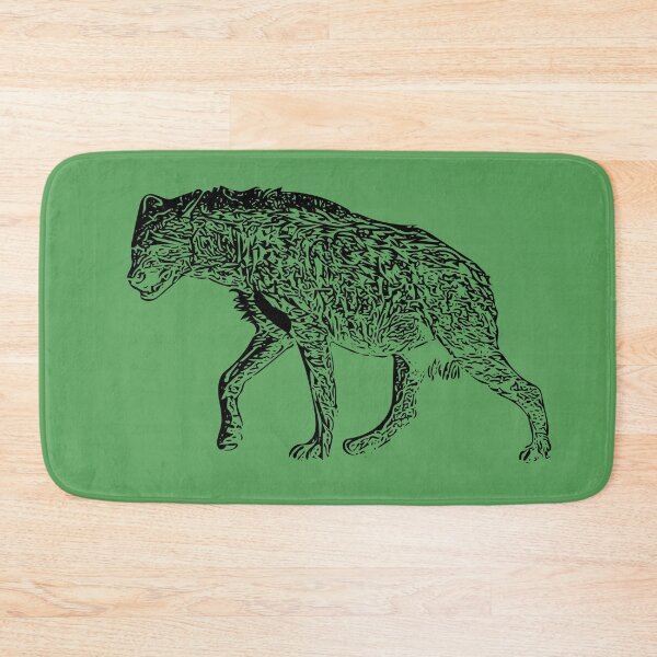 Item preview,  Spotted Hyena Black Print  designed and sold by designsasstultd.