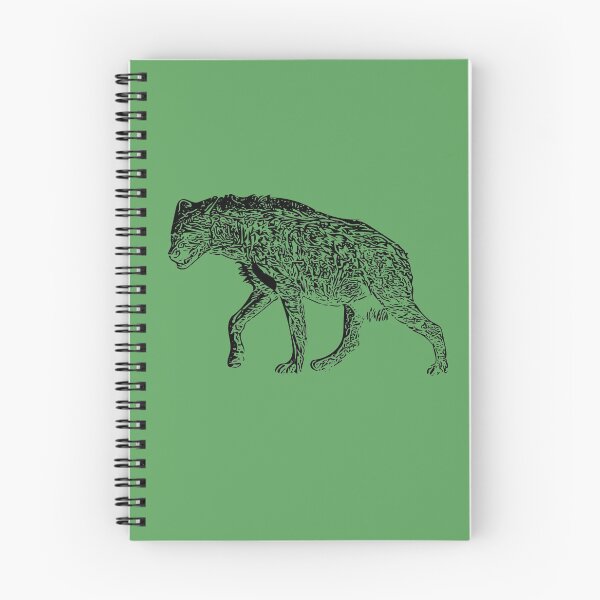 Item preview,  Spotted Hyena Black Print  designed and sold by designsasstultd.