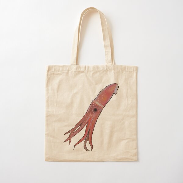 Squid Cotton Tote Bag