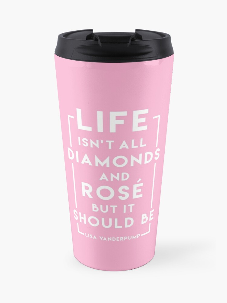 Birthday Gift. Pink Bachelorette Life Isn't All Diamonds and Rose But It Should Be Quote Beach Day Lisa Vanderpump Beach Towel