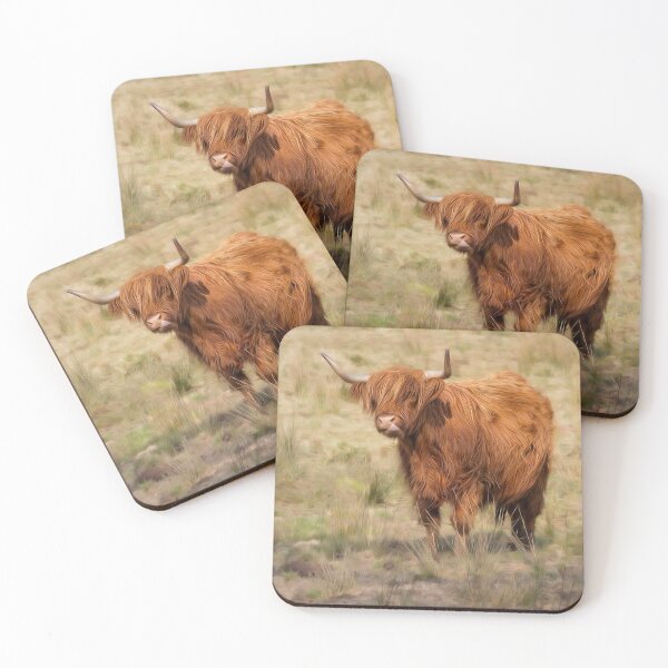 Item preview, Scottish Highland cow designed and sold by HaleyRedshaw.