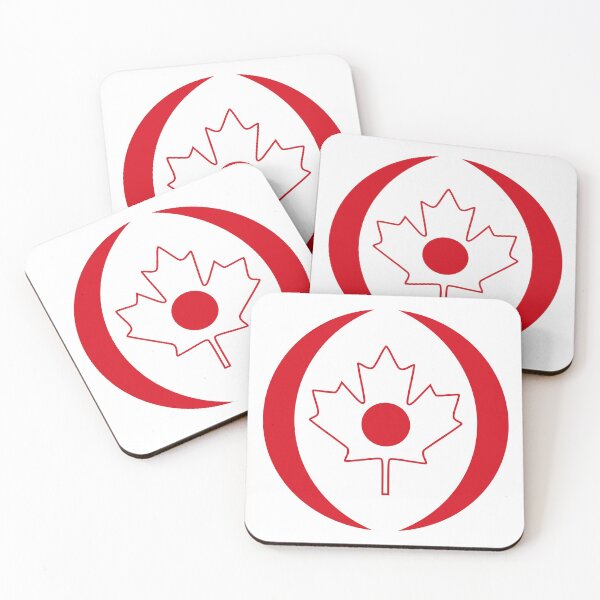 Item preview, Japanese Canadian Multinational Patriot Flag Series designed and sold by Carbon-Fibre Media.