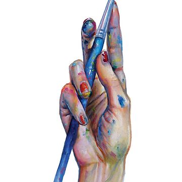 Artwork thumbnail, Painter's Hand by Eva Gamayun