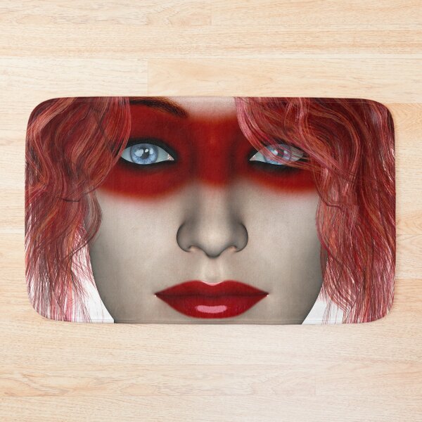 Item preview, Red Makeup Fashion Female Portrait designed and sold by BareBeauty.